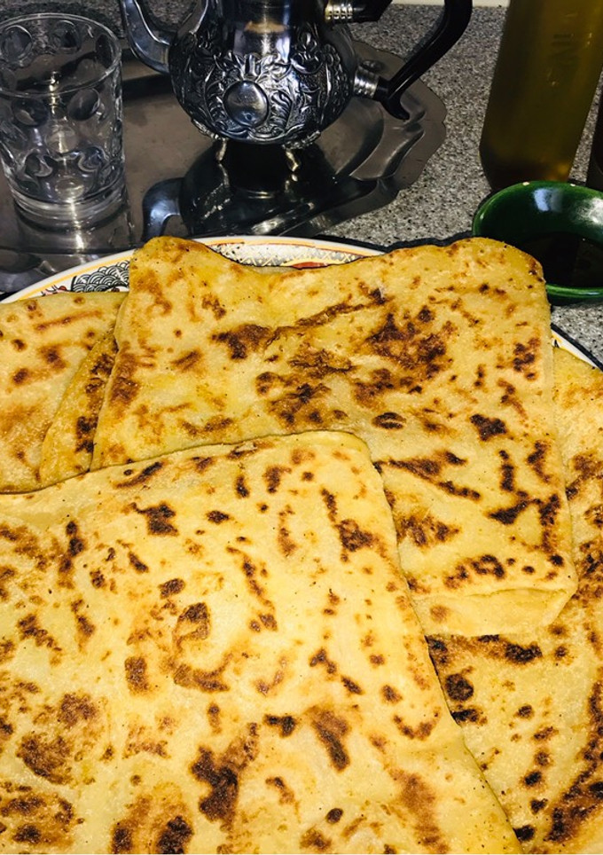 Una foto de 🥞Rghayef de Marruecos 🥞🍯(o msemen)