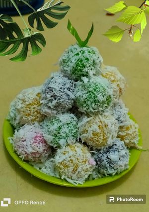 Foto resep Klepon warna warni
