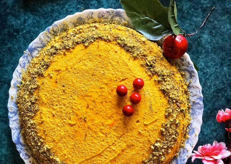 Wholewheat Mango Cake With Cream Cheese Mango Frosting 🎂
