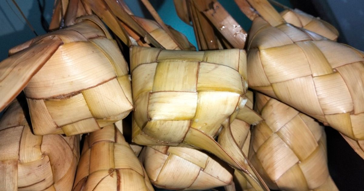 Ketupat hemat gas pas hasilnya