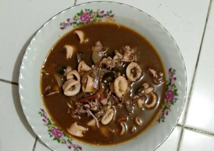 Resep Cumi Hitam Asam Manis yang sempurna