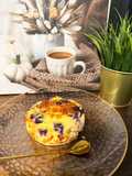 Tarta de queso cottage en air fryer