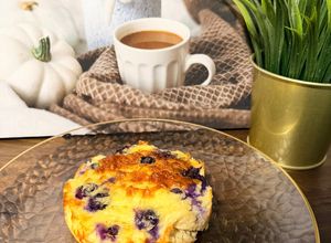 Una foto de Tarta de queso cottage en air fryer