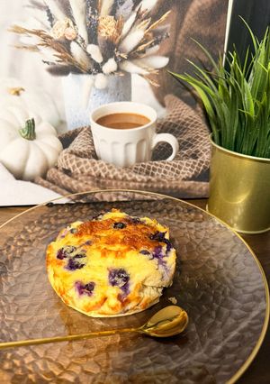 Una foto de Tarta de queso cottage en air fryer