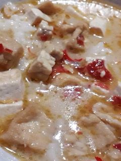 Foto resep # Bubur & Sayur sambal goreng tempe & tahu #