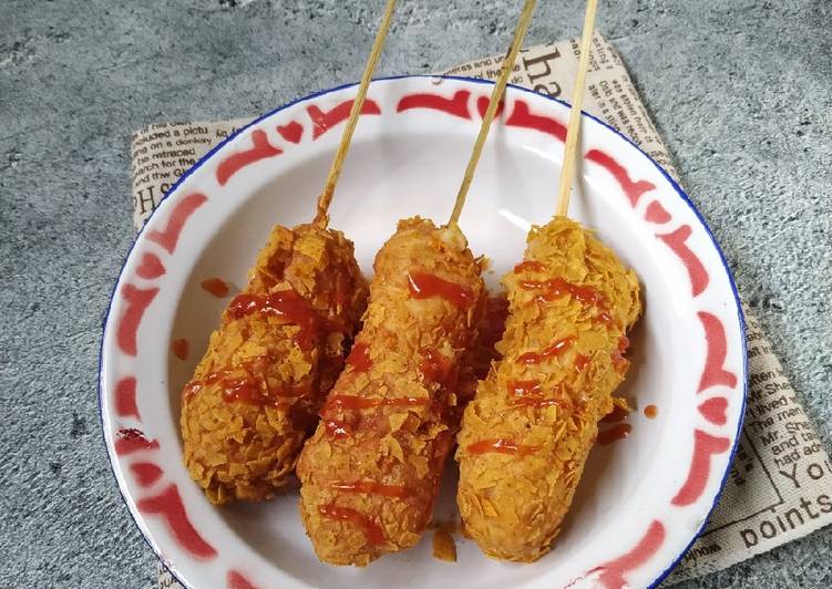 makanan Corndog With Doritos yang Sempurna