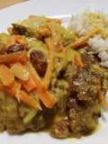 Seitán en salsa de almendras