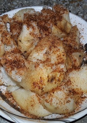 A picture of Fried Garadu (Ratalu) Famous Recipe of Madhya Pradesh.