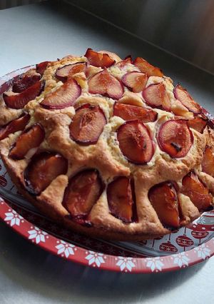 Фото Пирог со сливами 🥮.