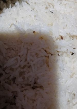 A picture of Jeera rice.
