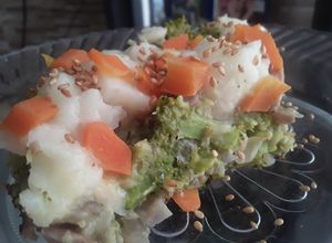 Una foto de Pastel de Brócoli...🥦🌰🧀🍳🥓🥦