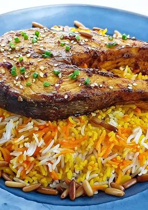 صورة لوصفة سمك السلمون بالفرن