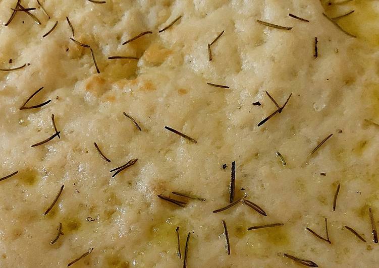 Recipe of Homemade Focaccia senza impasto e senza glutine