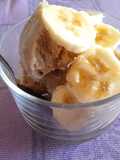 Gelato di banane al rum