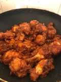Ayam crispy saus pedas