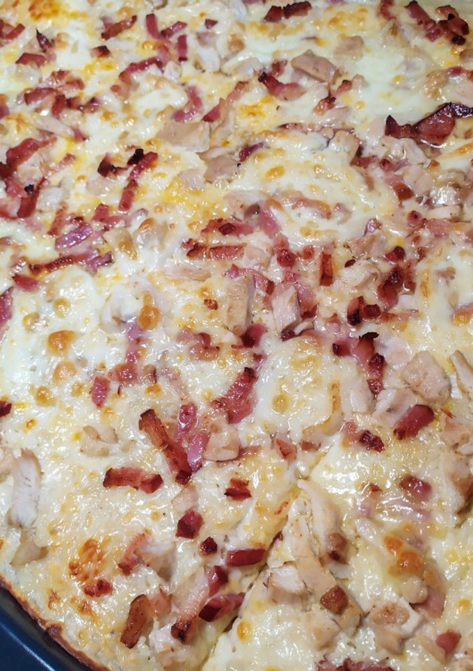 Una foto de Pizza Bianca
