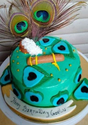 জন্মাষ্টমী স্পেশাল কেক(cake recipe in Bengali) রেসিপির প্রধান ছবি