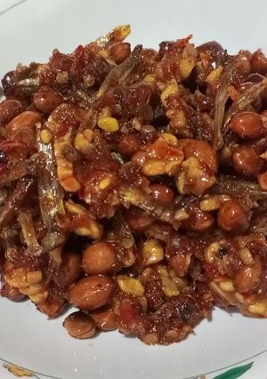 Foto resep Sambel Goreng Teri Kacang Tempe