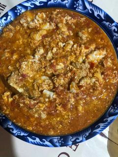 صورة لوصفة شطيطحة مخ الخروف بالبيض🍳