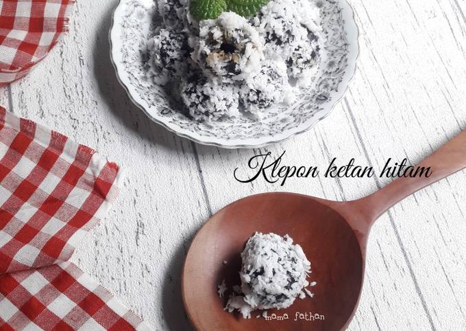 Resep Klepon Ketan Hitam Oleh Mama Fathan Cookpad