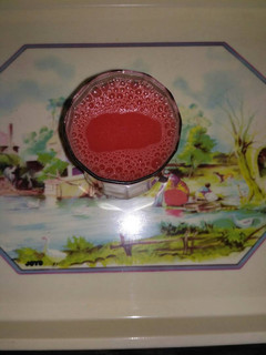 A picture of Water melon juice.