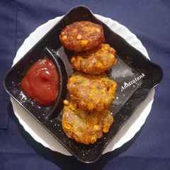 A picture of Quick and easy Rainy Corn tikki.