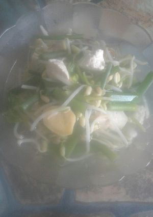 Foto resep Kembang bawang kuah bening
