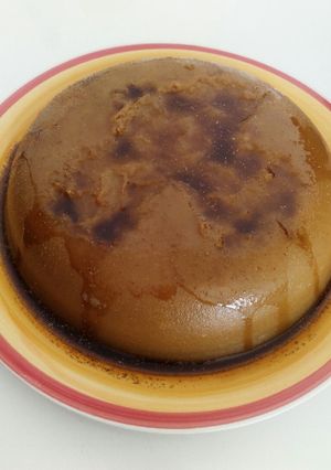 Una foto de Majarete con leche condensada de coco