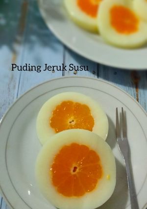 Foto resep Puding Jeruk Susu