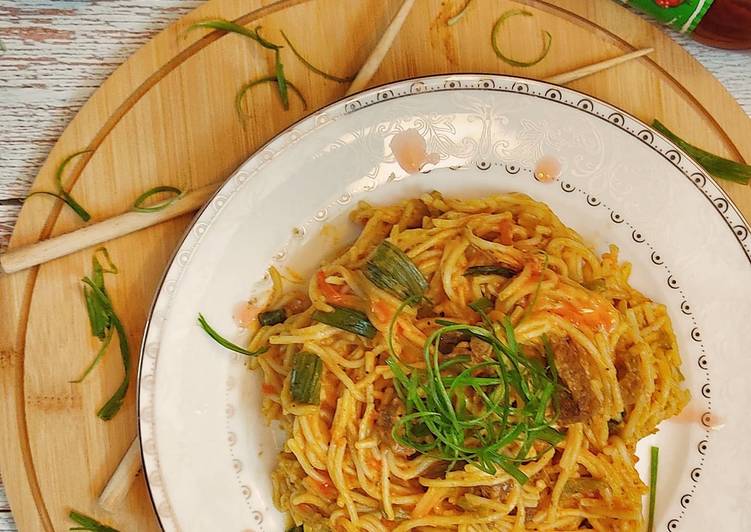 Step-by-Step Guide to Prepare Speedy Desi beef chowmein
