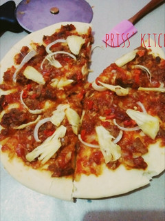 Foto resep Pizza Asam Pedas (fire pizza)