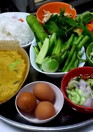 รูปของ ขนมจีนน้ำยา