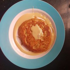 A picture of Mango tawa malpua.