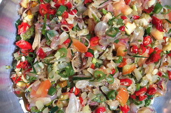 Resep Ikan goreng sambal matah/ acar padang Murah