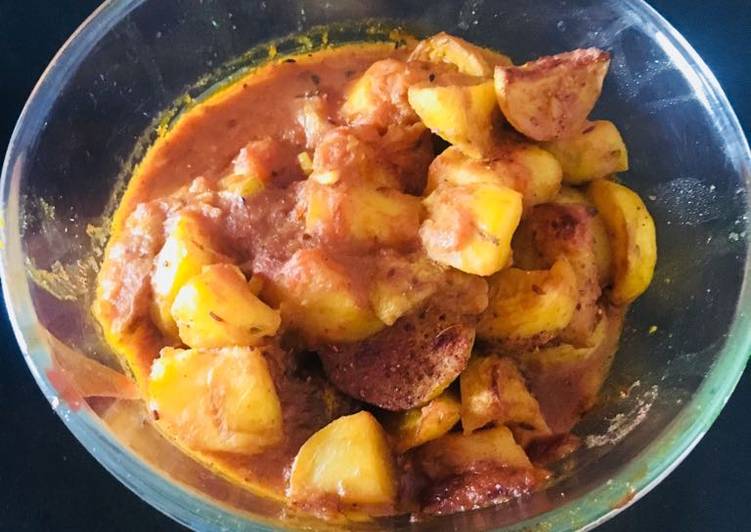 Healthy Recipe of Aloo tinda curry