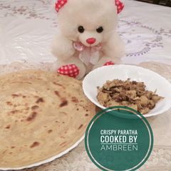 A picture of Desi Ghee main Bana Crispy Paratha Recipe for sehri.