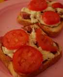 Mini pizzas para desayuno