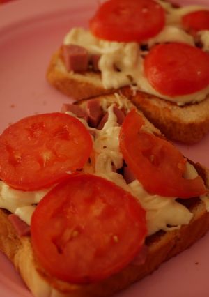 Una foto de Mini pizzas para desayuno
