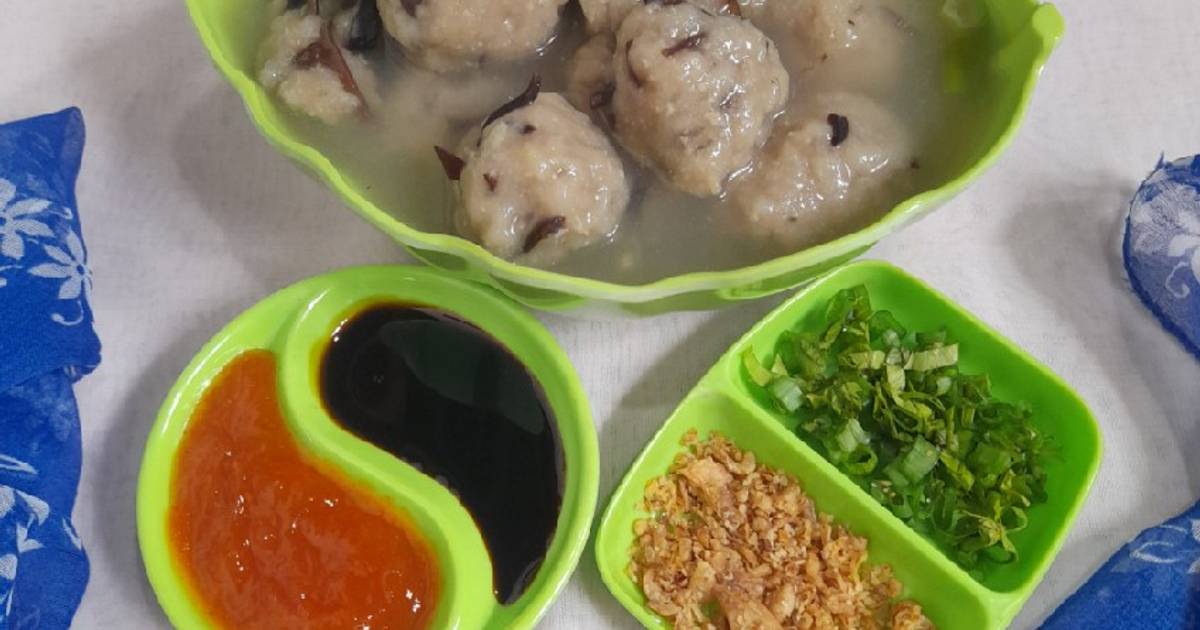 Resep Bakso Ayam Jamur Kuping Oleh Dapur Shofia Rafa Cookpad