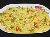 Arroz de coliflor con salteado de vegetales