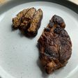 Pan-fried Lion’s Mane mushroom