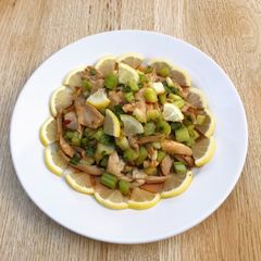 A picture of Warm Lemon Chicken Salad.