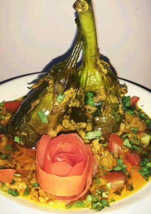 A picture of Baigan masala.