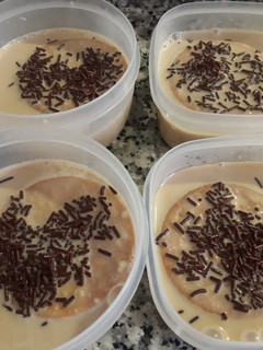 Una foto de Panna Cotta de Café o Panacota