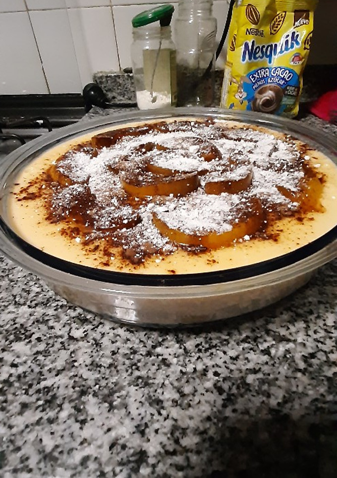 Una foto de Postre de vainilla fácil y rápido