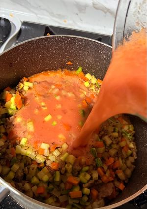 Una foto de Picadillo de Res