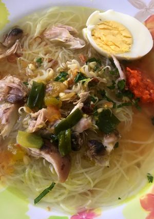 Foto resep Soto ayam kuah kuning