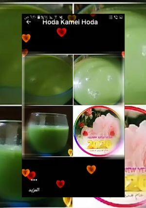 صورة لوصفة عصير جرجير🌱