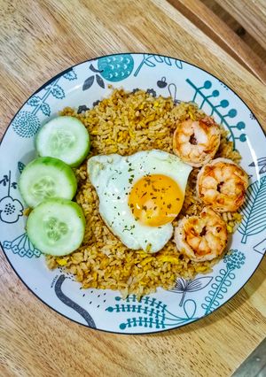 Foto resep Nasi Goreng Telur Udang