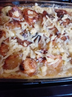 صورة لوصفة غراتان البطاطا والدجاج 😋😋😋